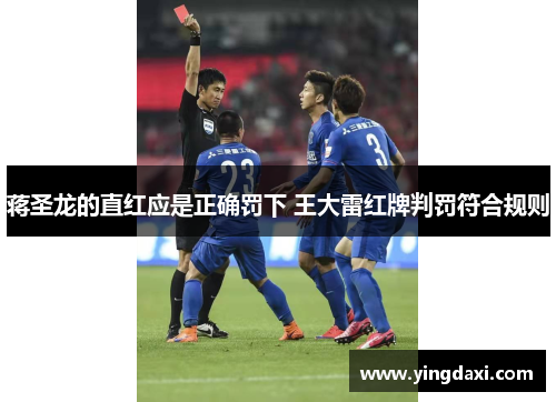 蒋圣龙的直红应是正确罚下 王大雷红牌判罚符合规则